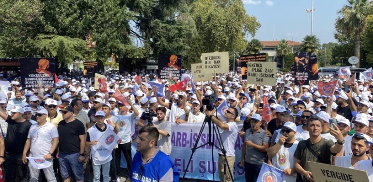 Kocaeli’de Yüzlerce İşçi Eylemdeydi