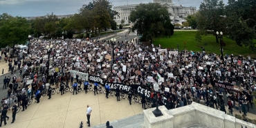 Binlerce ABD'li Yahudiden Kongre İçinde ve Önünde Eylem: Ateşkes Çağrısı Yapın 12 1-ptoy
