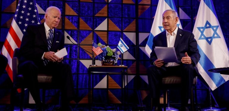 Biden ve Netanyahu’dan Ortak Basın Açıklaması: Hastene Saldırısını Diğer Taraf Yaptı