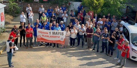 İZENERJİ İşçileri: Özgürlük İşçinin Ekmeğidir, Özgürlüğümüz için 1 Mayıs’a