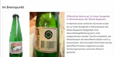 İsviçre'den Beypazarı Madensuyu Uyarısı: Tüketmeyin! Sağlığa Zararlı! 12 300967