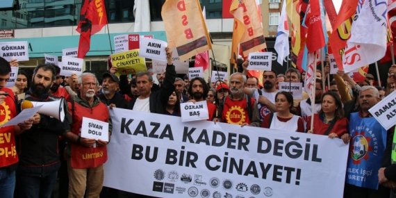 29 İşçinin Katledilmesi Protesto Edildi: Kaza kader değil cinayet!