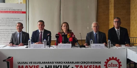 DİSK Genel Başkanı: Taksim Toplumsal Hakikattir. Valiliğin Görevi Yer Göstermek Değil, Güvenliği Sağlamaktır!