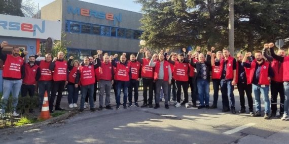 Mersen İşçileri Greve Çıktı: Taleplerimiz Karşılanana Kadar Grevdeyiz