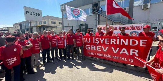 Toplu Sözleşmede Anlaşma Sağlanamayan Purmo’da İşçiler Greve Çıktı