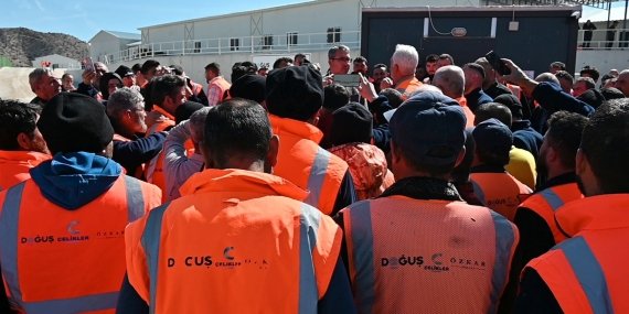 Yerköy-Kayseri Yüksek Hızlı Tren Hattında Çalışan İşçiler İş Bıraktı