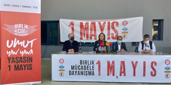 DİSK, KESK, TMMOB ve TTB 1 Mayıs’ta Kadıköy’de!