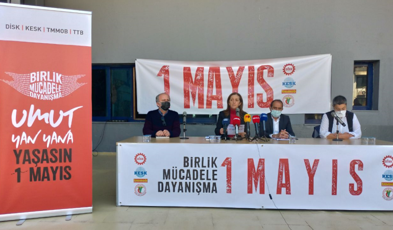 DİSK, KESK, TMMOB ve TTB 1 Mayıs’ta Kadıköy’de!