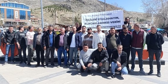 Dedeman Madencilik İşçileri Haklarını İstiyor