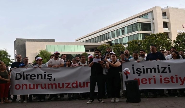 Konyaaltı Belediyesinden Atılan İşçiler Direniş Çadırı Kurdu