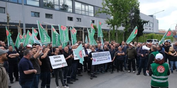 Deri İşçilerinden Sefalet Dayatmasına Karşı Eylem