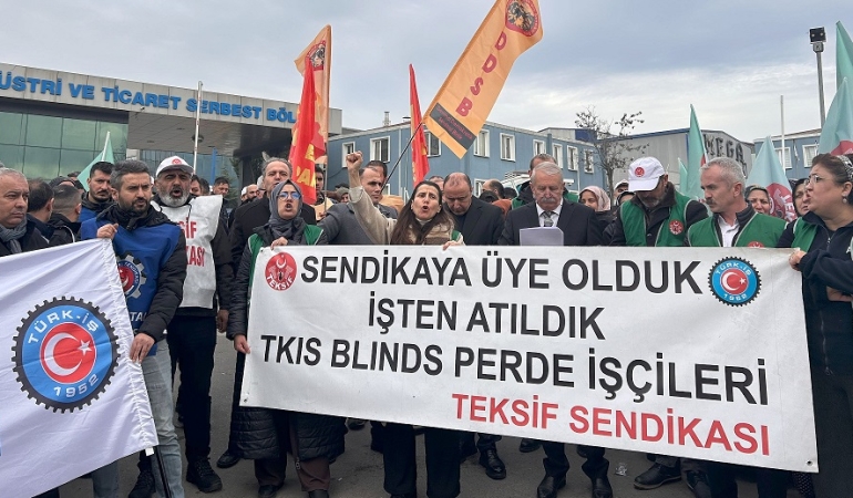 TKIS Blinds İşçileri: Fabrika Önündeki Direniş Bitti ama Mücadele Sürecek