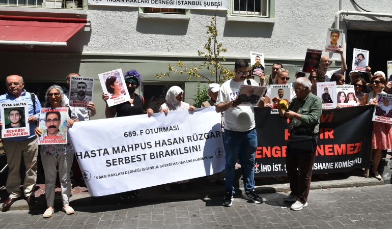 F Tipi Oturumunda Ağır Hasta Tutsak Hasan Rüzgar için Özgürlük İstendi