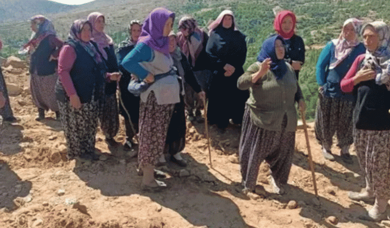 Derikli Köylüleri Su Kaynağını Tehdit Eden Projeye Karşı Direnişte