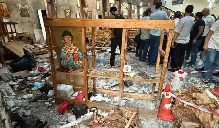 Şam’da Mar İlyas Kilisesi’nde İntihar Saldırısı