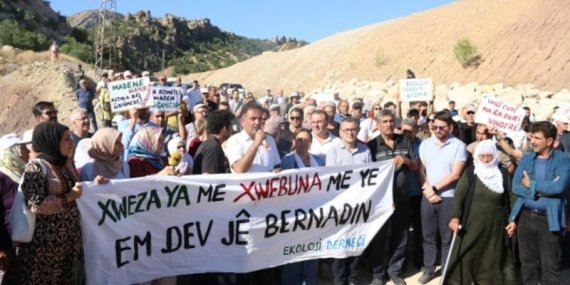 Diyarbakır’da Madene Karşı Eylem