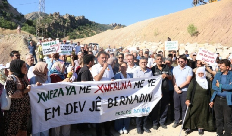 Diyarbakır’da Madene Karşı Eylem