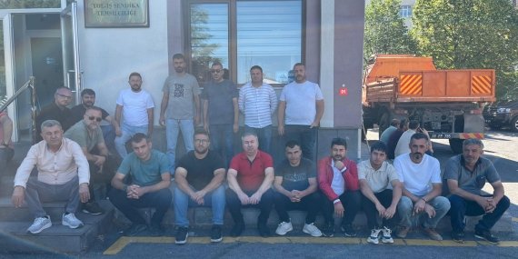 Kayseri’de Kara Yolu İşçileri Yarım Gün İş Bıraktı