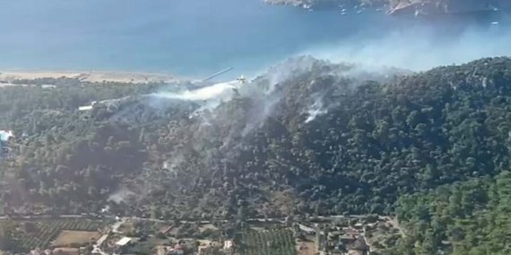 Ortaca’da Tarım Arazisinde Çıkan Yangın Ormana Sıçradı