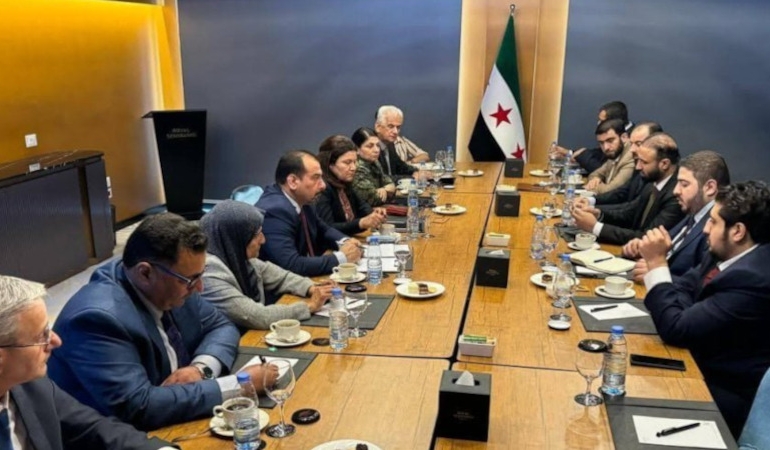 Suriye Özerk Yönetimi ile HTŞ Arasında Toplantı