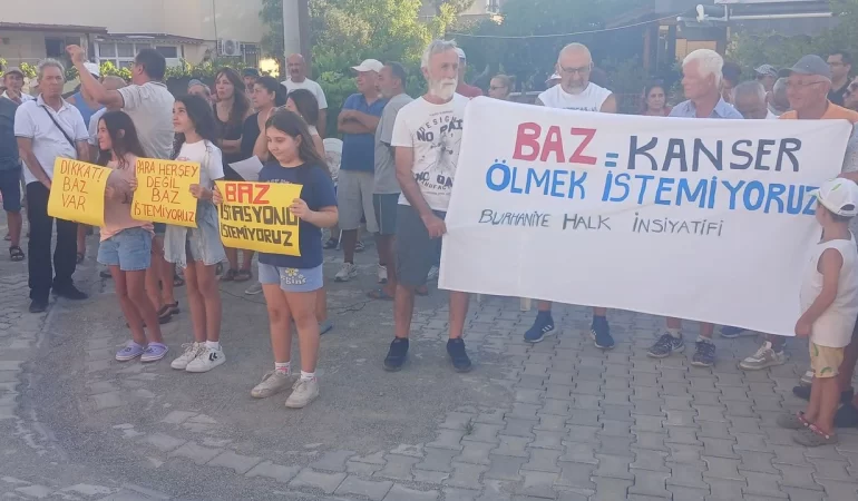 Burhaniyeliler Baz İstasyonu İstemiyor: Sermayeyi Değil Halkı Koruyun!