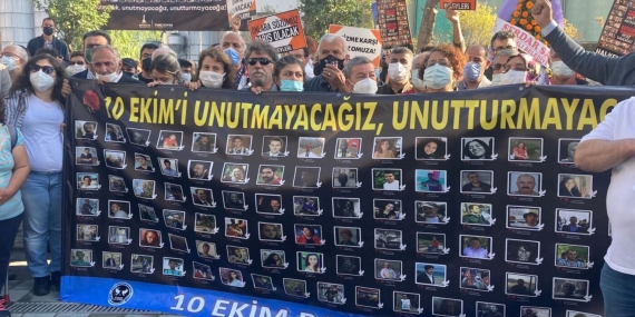 Antalya’da Ankara Gar Katliamı Anması