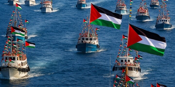 İsrail, Sumud Filosunu Vurdu: İtalyan Donanması Filoya Koruma Yolladı