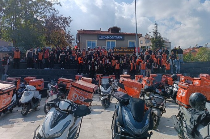 Trendyol Go Kuryeleri İş Bıraktı