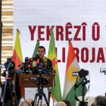 Mazlum Abdi'den Erbil Görüşmesine İlişkin Açıklama 20 SYRIA-IRAQ-KURDS-CONFLICT-POLITICS-CONFERENCE
