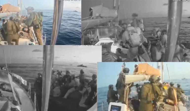 Sumud Filosu’na İsrail Saldırısı: Aktivistleri Esir Aldılar, Gemilere El Koydular