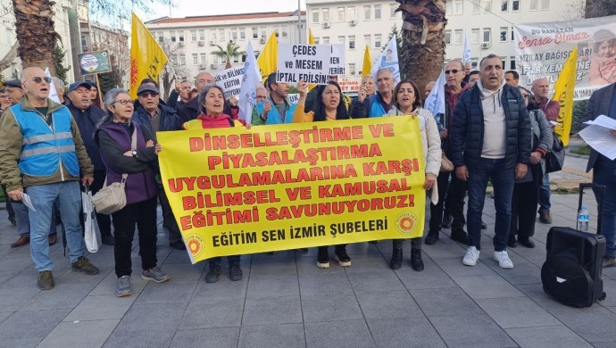 'MESEM İktidarın Eğitimi Piyasalaştırma Politikasıdır' 3 izmir-egitim-sen-aciklama4