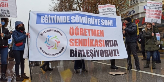 Özel Sektör Öğretmenleri Sendikası Valiliğin Yürüyüş Yasağına Karşı Açtığı Davayı Kazandı