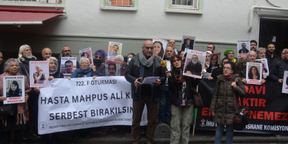 722. F Oturması’nda Hasta Tutsak Ali Kılıç İçin Serbest Bırakılma Çağrısı Yapıldı