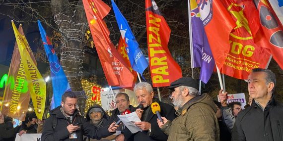 Emek ve Demokrasi Güçleri’nden Ankara’da Rojava Dayanışma Eylemi