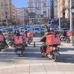 Urfa'da Motokuryelerden Eşit Ücret ve İnsanca İnsani Koşullar için Eylem 28 ZP2z8A5o