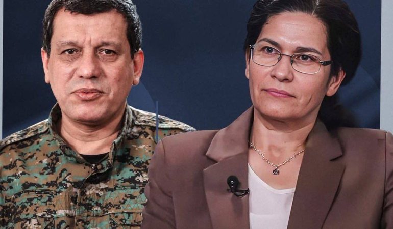 Mazlum Abdi ve İlham Ahmed Şam’da