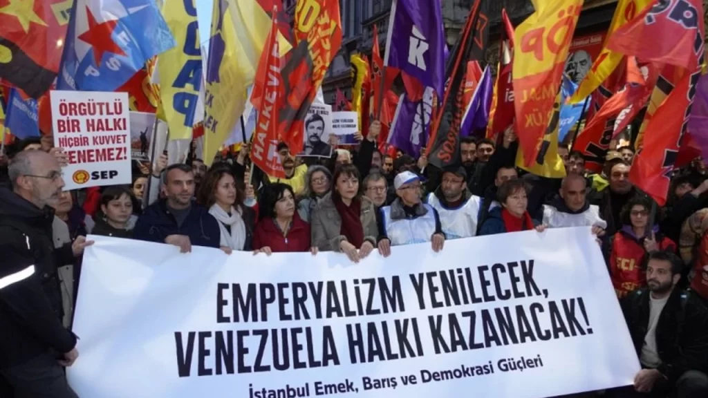 3 Şehirde Emek ve Demokrasi Güçleri ABD'yi Protesto Etti 5 adana
