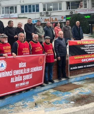 Aliağa’da Asgari Ücret ve Emekli Zamlarına Tepki: “Sadaka Değil, Hakkımızı İstiyoruz” 4 aliağa