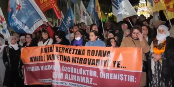 İstanbul’da Halep Protestosu