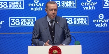 Cumhurbaşkanı  Erdoğan, Ensar Vakfının Genel Kurulunda Konuştu