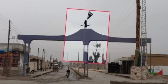 Rakka’da IŞİD Bayrağı Yeniden Dalgalandırıldı: Görüntünün Yeni ve Gerçek Olduğu Teyit Edildi