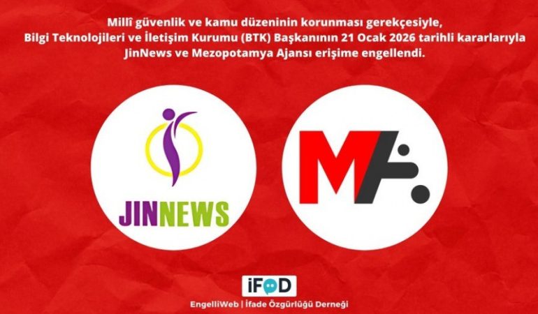 JinNews ve Mezopotamya Ajansı’na Bir Kez Daha Erişim Engeli