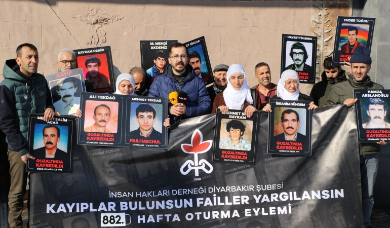 İHD ve Kayıp Yakınları 3 Kentte Gözaltında Kaybedilenlerin Akıbetini Sordu