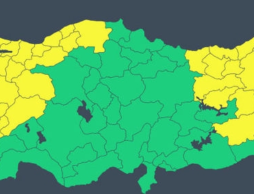 Meteoroloji'den 48 İle Sarı Kodlu Uyarı: Fırtına, Sağnak, Kar ve Çığ Tehlikesi! 3 mgm
