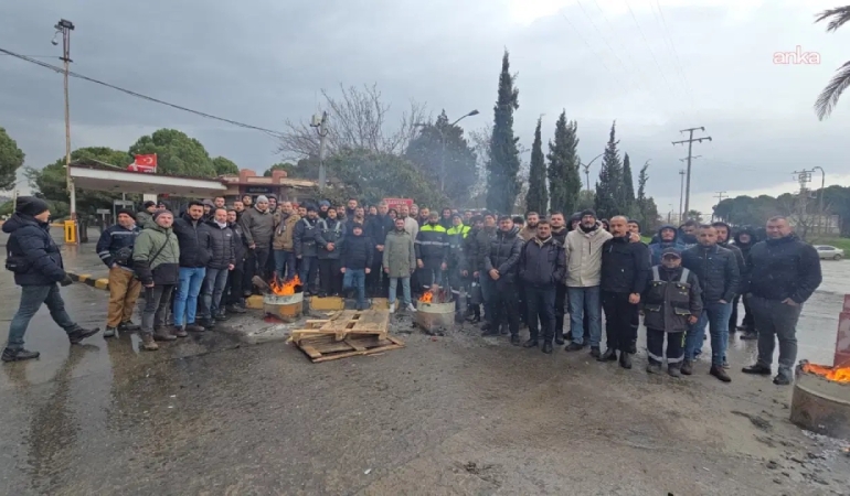 Soma Termik Santrali İşçileri Geriye Dönük Fark Ödemeleri İçin Eylemde