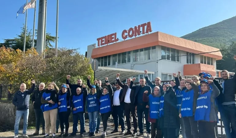 Temel Conta İşçileri Direnişi Yeni Fabrika Önüne Taşıyor