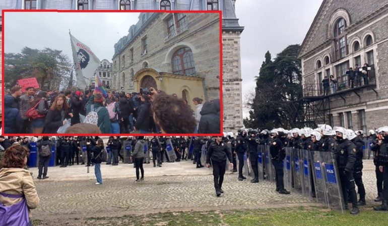 Boğaziçi Üniversitesi’nde Polis Ablukası ve Giriş-Çıkış Yasağı