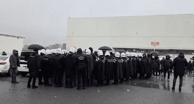 Esenyurt Migros Deposu’nda Direniş 11. Gününde: Polis Ablukası ve Tente Yasağı