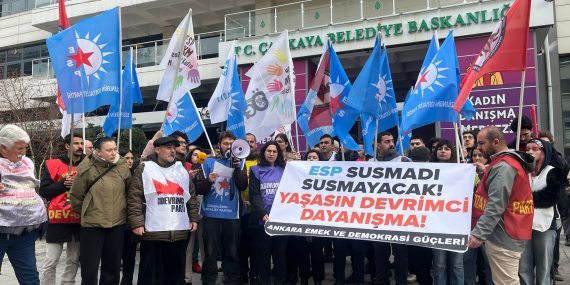 Ankara’da ESP’ye Destek Eylemi