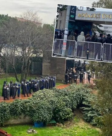 Boğaziçi Üniversitesi'nde Erdoğan Ziyareti Öncesi Abluka: Kampüs Kapatıldı, Öğrenciler Dışarı Çıkarıldı 4 boğaziçi2